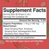 MARYRUTH'S Organics Herbal Supplement for Brain Function Boost Energy Memory Vitality USDA Ginseng with Ashwagandha Eleuthero and Maca Root Extract 1 Fl. Oz