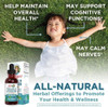 Maryruth Organics Kids Brain Supplements for Memory and Focus USDA Organic Drops with Ginkgo Biloba Rhodiola Root & Licorice Root Focus & Attention Calm Vegan Non-GMO Gluten 30 Servings