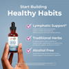 Maryruth Organics Lymphatic Support Drops by | USDA Organic Lymphatic Cleanse Immune Support Supplement| Lymphatic Support with Echinacea & Elderberry | Blue Vervain | Vegan | Non-GMO | 30 Servings