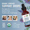 Maryruth Organics Lymphatic Support Drops by | USDA Organic Lymphatic Cleanse Immune Support Supplement| Lymphatic Support with Echinacea & Elderberry | Blue Vervain | Vegan | Non-GMO | 30 Servings