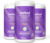 Method All-Purpose Cleaning Wipes French Lavender Multi-Surface Compostable 70 Count (Pack of 3)