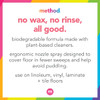 Method Squirt + Mop Hard Floor Cleaner Lemon Ginger 25 Ounce 3 pack Packaging May Vary