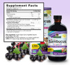Nature'S Answer Sambucus Syrup Elderberry Kids Formula 8 Ounce | Natural Immune Booster | Taste That Kids Love | Flu Season Support | Packed with Antioxidants