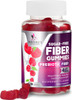 Nature'S Nutrition Fiber Supplement Gummies for Digestive Health & Regularity Support Sugar- 4g Fiber Gummy for Adults Daily Probiotic Supplements Natural Prebiotic Fiber Gummy Plant Based - 60 Gummies