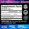 Nature'S Nutrition Micronized Creatine Monohydrate Powder - Unflavored Creatine Powder 5000mg Per Serv (5g) Amino Acid Supplement Supports Muscle Building & ATP Cellular Energy - Keto Friendly - 60 Servings