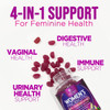 Nature'S Nutrition Probiotic Gummy for Women - Digestive Health Support 3 Billion CFU Womens Probiotic for Vaginal pH Urinary & Immune Support 6 Diverse Strains w/ Cranberry Non-GMO Probiotics - 60 Gummies