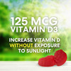 Nature'S Nutrition Vitamin D3 Gummy Vitamins Extra Strength 5000 IU (125 mcg) High Potency Vita D Gummies Dietary Supplement - Bone Teeth Muscle & Immune Support Nature's Vitamin D Supplement Non-GMO - 120 Gummies