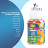 Nature'S Nutrition Vitamins for Kids Multivitamin Gummy Childrens Vitamins Sugar- Overall Health & Immune Support Vitamin C B6 B12 D3 & Zinc Chewable Kids Multi Supplement Orange Flavor Non-GMO - 60 Gummies