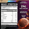 Nature'S Nutrition Whey Protein Powder 24g - Chocolate Ice Cream Whey Isolate Protein for Muscle Growth Support - Premium Whey Powder for Fast Absorbing and Easy Digesting for Men and Women Gluten - 24 Servings