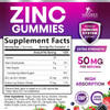 Nature'S Nutrition Zinc Gummies for Adults 50 mg - High Absorption Bone Skin & Immune Health Support Gummy & Antioxidant Chewable Supplement - Non-GMO Vegan & Gluten Zinc Vitamin Mixed Berry Flavor - 120 Gummies
