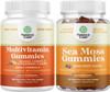 Natures Craft Bundle of Potent Daily Multivitamin Gummies for Adults for Energy and Immunity and Irish Sea Moss Gummies for Adults and Kids Vegan Immune Support Gummies