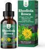 Natures Craft High Potency Rhodiola Rosea Tincture - Liquid Rhodiola Supplement for Stress Energy and Mood Support with 3% Salidrosides Rhodiola Rosea Extract - Vegan Non-GMO & Alcohol- (1 fl oz)