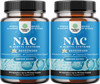 Natures Craft NAC Supplement N-Acetyl Cysteine 600mg - Vegan High Absorption NAC 600 mg Capsules - Glutathione Precursor for Liver Cleanse Detox & Repair plus Lung Health and Immunity Support (180 Servings)
