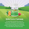 Natures Craft Tasty Kids Calcium Gummies - Vitamin D & Calcium Gummies for Children - Vitamin Gummies with Calcium & Vitamin D for Muscle Bone & Development - Gelatin- Kosher Childrens Gummies 60ct (2 Pack)