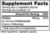 Nutrabio Choline Bitartrate for Improved Cognitive Health and Mental Acuity 550mg - 90 Vegetable Capsules
