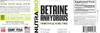 Nutrabio TMG Supplement (Betaine Anhydrous Trimethylglycine) 500mg - Pure Grade Amino Acid