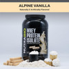 Nutrabio Whey Protein Isolate Supplement – 25g of Protein Per Scoop with Complete Amino Acid Profile - Soy and Gluten Protein Powder - Zero Fillers and Non-GMO - Alpine Vanilla - 2 Lbs