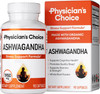 Physician'S Choice Ashwagandha Supplement - 1950mg of Bioavailable Organic Ashwagandha Root Powder - Black Pepper Extract Stress Support Mood Support Supplement 90 Veggie Ashwagandha Capsules
