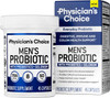 Physician'S Choice Probiotics for Men - 70 Billion CFU - 8 Strains - Selenium & Organic Prebiotics - Supports Digestive Health Microbiome Colon Immune Health - Advanced Men's Probiotic - 45ct 2pck