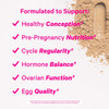 Pink Stork Fertility Supplements for Women - Prenatal Multivitamin with Ovulation Conception & Hormone Balance Support - 17 Vitamins & Inositol Ashwagandha & Vitex - 60 Capsules