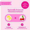 Pink Stork Liquid Folate: Whole-Food Vitamin B9 from Lemon Peels Natural Folic Acid with Vitamin C Liquid Prenatal Vitamins for Women Pregnancy Must Haves Women-Owned 2 oz
