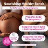 Pink Stork Total Prenatal Vitamins with DHA Folate Iron Choline and Vitamin B12 - Prenatals for Women to Support Fetal Development Pregnancy Must Haves - Mint Essence 60 Capsules 1 Month Supply
