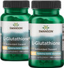 Swanson Amino Acid L-Glutathione 100 Milligrams 200 Capsules 2 Bottles