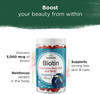 Swanson Biotin Gummies - Daily Supplement Promoting Energy Production & A Healthy Body - All Natural Formula to Help Healthy Hair Skin and Nails - (Blueberry 60 Gummies)