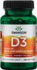 Swanson Immune Health Bundle: Olive Leaf - Turkey Tail Mushroom - Vitamin D3 - Vitamin C w/Rose HIPS