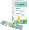 True Grace True Littles - 30 Individual Stick Packs - Kids’ Daily Probiotic + Vitamin D3 for Immune & Digestive Health - Gluten Soy Dairy - 30 Servings