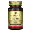 Solgar Vitamin B2 Riboflavin Vegetable Capsules, 100 mg, 100 Count