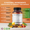 Ultra Herbs Organic Apple Cider Vinegar Capsules Enhanced with Cinnamon Turmeric - Ultra Supplement for Digestive Circulatory Immunity Support | 150 Capsules