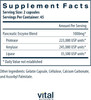 Vital Nutrients Pancreatic Enzymes 1000mg (Full Strength) | Pancreatin Digestion Supplement with Protease Amylase & Lipase | Digestive Enzymes | Gluten Dairy and Soy | 90 Capsules