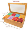 Blue Ribbon Tea Bags Sampler Assorted Tea Bags in Bamboo Box 80 Count 30 Flavors s For Women Men Family Friends Coworkers