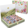 Teabloom Flowering Tea Chest - Curated Collection of 12 Gourmet Flowering Teas - Packaged in Beautiful -Ready Tea Box