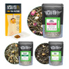 Tiesta Tea - Green Tea Starter Kit | Premium Loose Leaf Green Tea Set | Medium Caffeinated Tea | Make Hot or Iced Tea | Tea Assortment with 3 Loose Leaf Tea Samplers & 100 Disposable Tea Filters