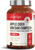 ‎Vitabright Apple Cider Vinegar Capsules with Probiotics Prebiotics Turmeric Ginger & Cayenne Pepper - 180 ACV Capsules (not Gummies not Tablets) - 1300mg per Serving - Raw & Unfiltered - Keto - VitaBright