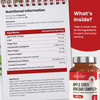 ‎Vitabright Apple Cider Vinegar Capsules with Probiotics Prebiotics Turmeric Ginger & Cayenne Pepper - 180 ACV Capsules (not Gummies not Tablets) - 1300mg per Serving - Raw & Unfiltered - Keto - VitaBright