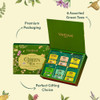 Vahdam Green Tea Variety Pack Sampler Assortment (60 Pyramid Tea Bags 6 Flavor) | Non-GMO Project Verified Premium Tea with No Artificial Ingredients