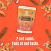 Lakanto Cinnamon Almond Crunch Granola - Delicious Snack Quick Breakfast Cereal Keto Friendly Monk Fruit Sweetener No Sugar Added Vegan Gluten Grain Low Net Carbs (11 Oz)