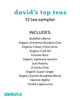 Davidstea David’s Top Teas Sampler Loose Leaf Tea Set Assortment of 12 Fan Favourite Teas 109 g / 3.8 oz