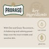 Proraso After Shave Balm for Men, Sensitive Skin Moisturizer with Oatmeal and Green Tea, 3.4 Fl Oz