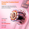 Tattoo Gun Kit- 6 Strokes Adjustment Wireless Tattoo Machine With Japanese Motor & 3 Gear Memory Function, Led Digital Display. Ideal For Use By Professional Tattoo Artists.(Pink)