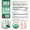 Biophix Organic Spirulina Powder 2.2 Lb Black Cherry Flavor - Protein-Rich Nutrient-Dense Superfood - Powerful Antioxidant - Supports Immune Health