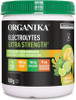 Organika Electrolytes Extra-Strength Powder- Lemon Lime- High In Sodium For Sport Recovery - Saltier Taste, Sugar- Hydration And Electrolyte Replenishment - 180G - 30 Servings