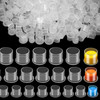 Tattoo Ink Caps With Base 300Pcs 3 Size Disposable Plastic Container Cup For Makeup Pigment Tattoo Supplies Tattoo Accessory
