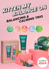 I Dew Care Skincare Set - Kitten My Balance On + Soft Silicone Face Mask Brush + Face Wash Headband - White Cat Bundle