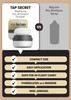 I Dew Care Dry Shampoo - Tap Secret Duo + Detangling Brush With Mirror | With Black Ginseng, Non-Aerosol, Benzene-, Mattifying Root Boosting Powder, No White Cast, Travel Size