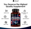 Glucosamine And Chondroitin High Strength - Enriched With Turmeric And Vitamin C - Glucosamine Sulphate Chondroitin Sulphate, Food Supplement - Contributes To The Normal Function Of Bones 365 Capsules