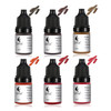 Permanent Eyebrow Makeup Tattoo Machine Kit With 15 Pcs Cartridge Needles And 6Color Tattoo Inks Set For Practice 5Ml/Bottle Tattoo Ink Pigment Kit For 3D Makeup Beauty Skin Body Art